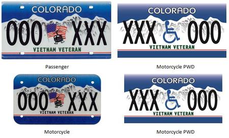 Vietnam Veteran License Plate
