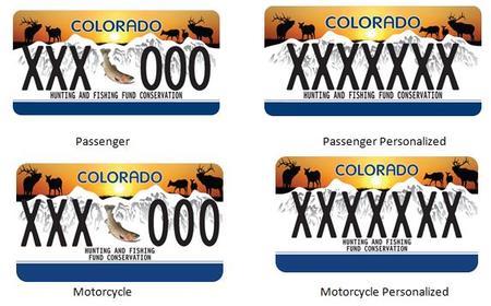 Wildlife Sporting License Plate